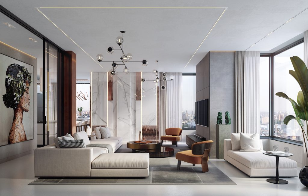 thiết kế nội thất chung cư 2 ngủ