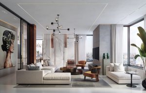thiết kế nội thất chung cư 2 ngủ